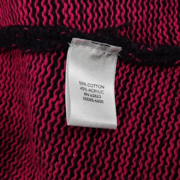 CJ Banks Sweater Women 1x Purple 3/4 Sleeve Cowl Neck Button Up Pockets Cozy - Picture 8 of 10